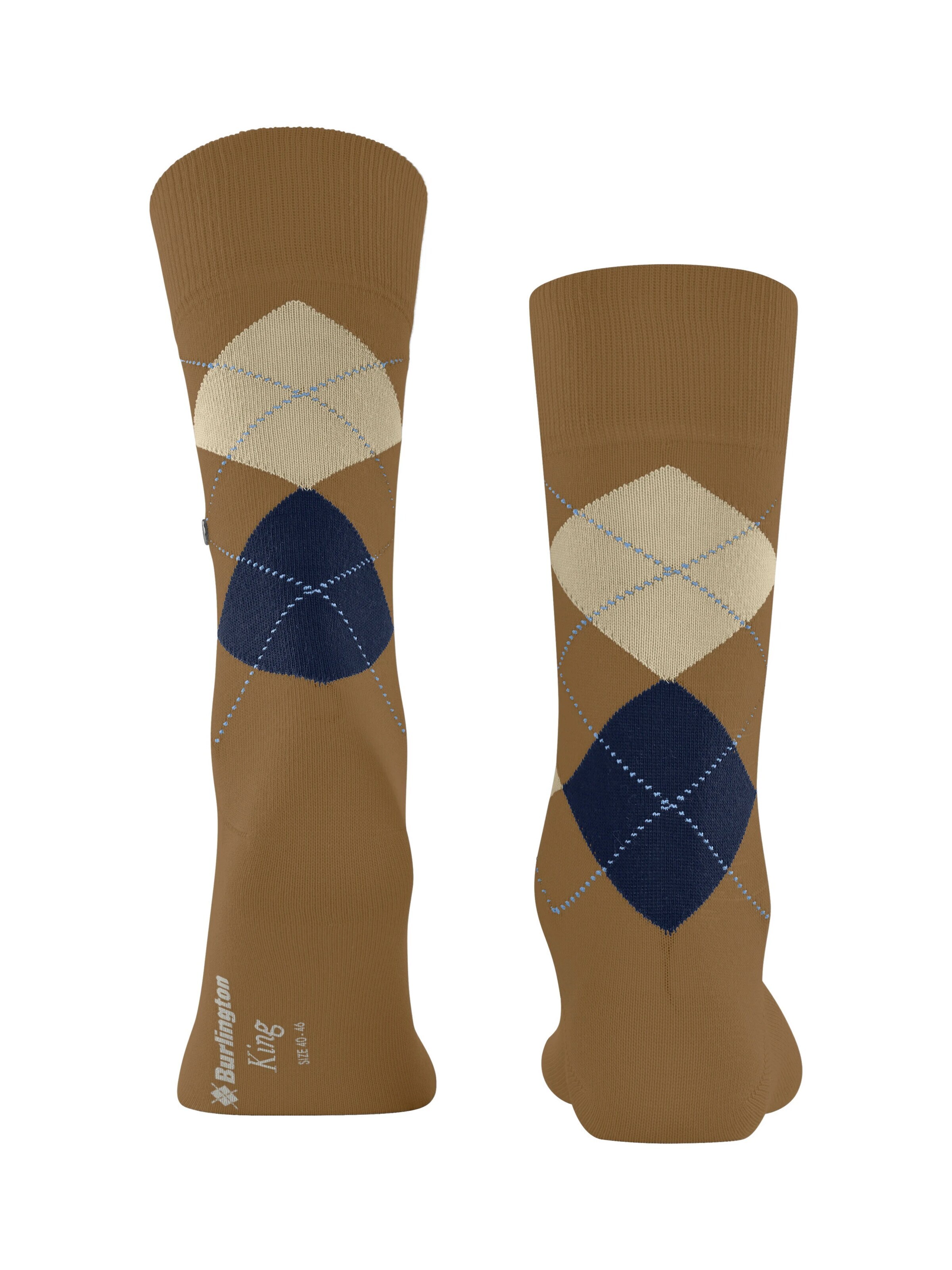 BURLINGTON Socks 'King' in Brown