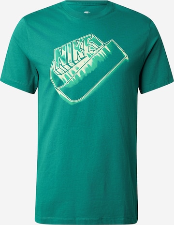 T-Shirt 'FUTURA' Nike Sportswear en vert : devant