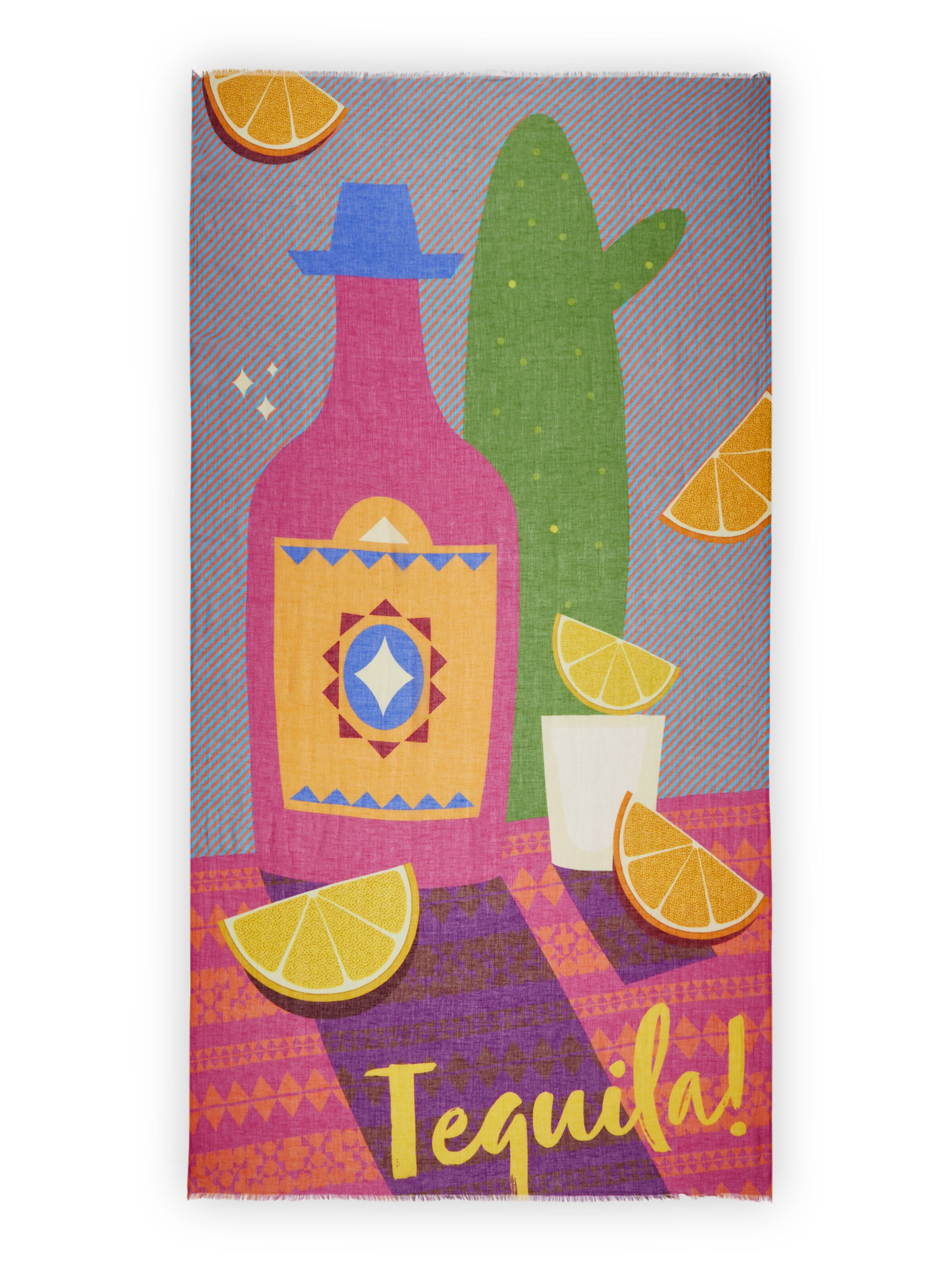 CODELLO Scarf in Pink: front