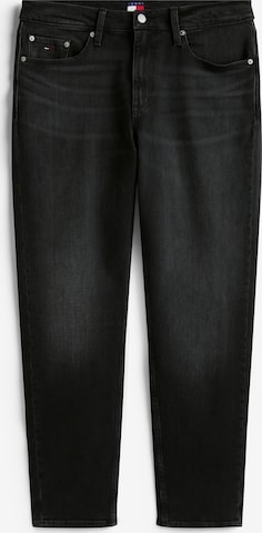 Tommy Jeans - regular Vaquero 'ISAAC' en negro: frente