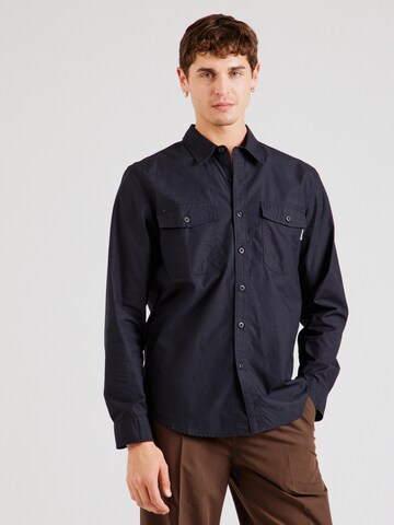 Vintage Industries - Ajuste regular Camisa 'Boston' en negro: frente