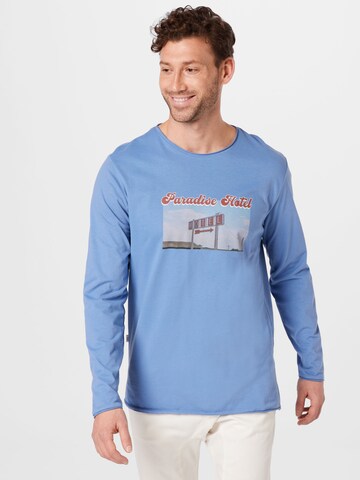 COLOURS & SONS - Sweatshirt em azul: frente