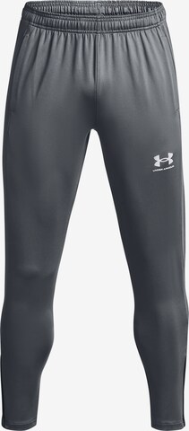 Slimfit Pantaloni sportivi 'Challenger' di UNDER ARMOUR in grigio: frontale