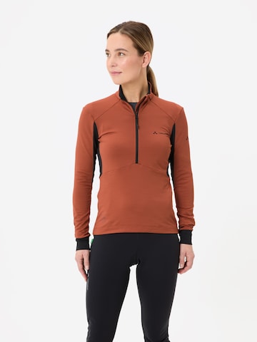 VAUDE Functioneel shirt 'Kuro' in Bruin: voorkant