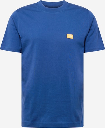 T-Shirt MADS NORGAARD COPENHAGEN en bleu : devant