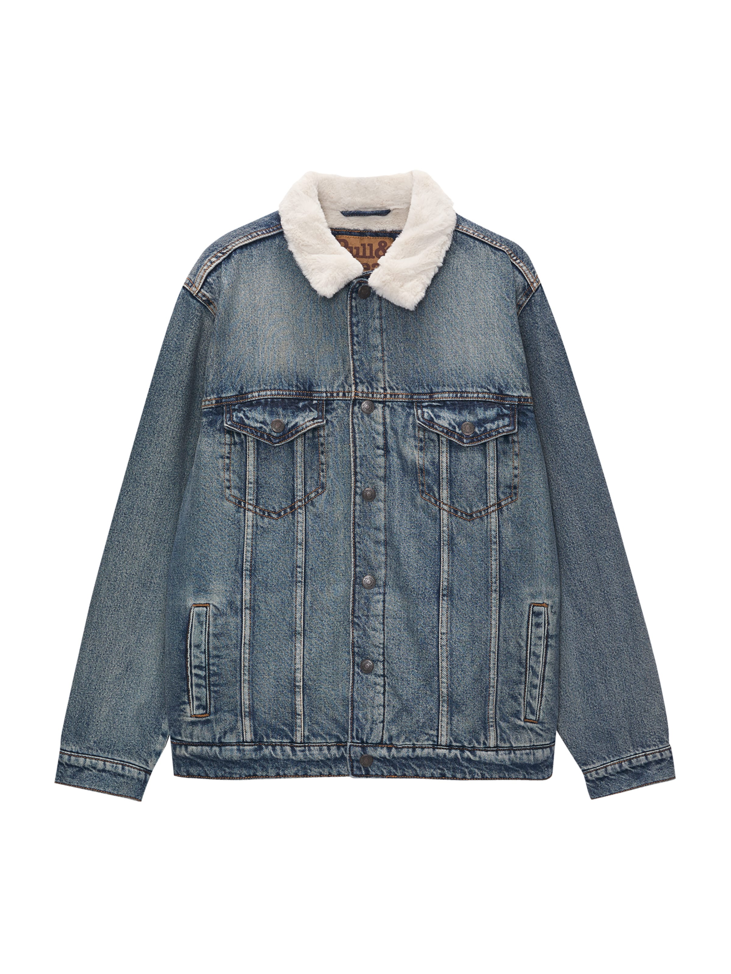 Pull Bear Between Season Jacket in Dark Blue ABOUT YOU