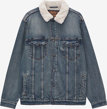 Pull&Bear Tussenjas in Blauw: voorkant