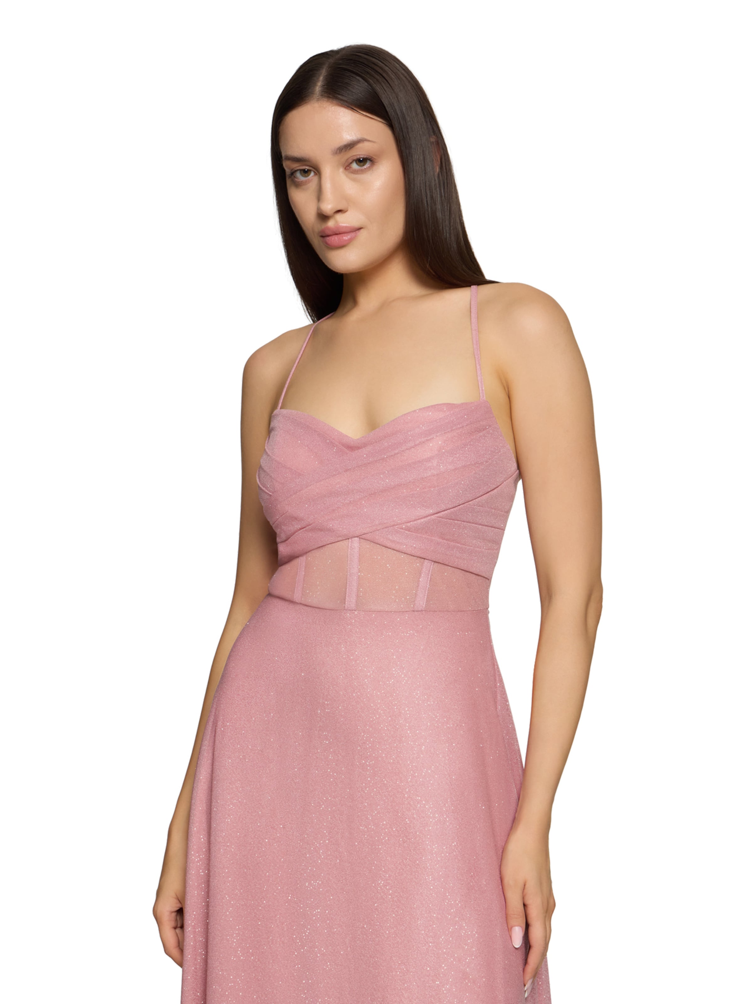 Robe de soirée Vera Mont en rose