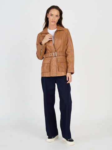 JCC Lederjacke in Braun