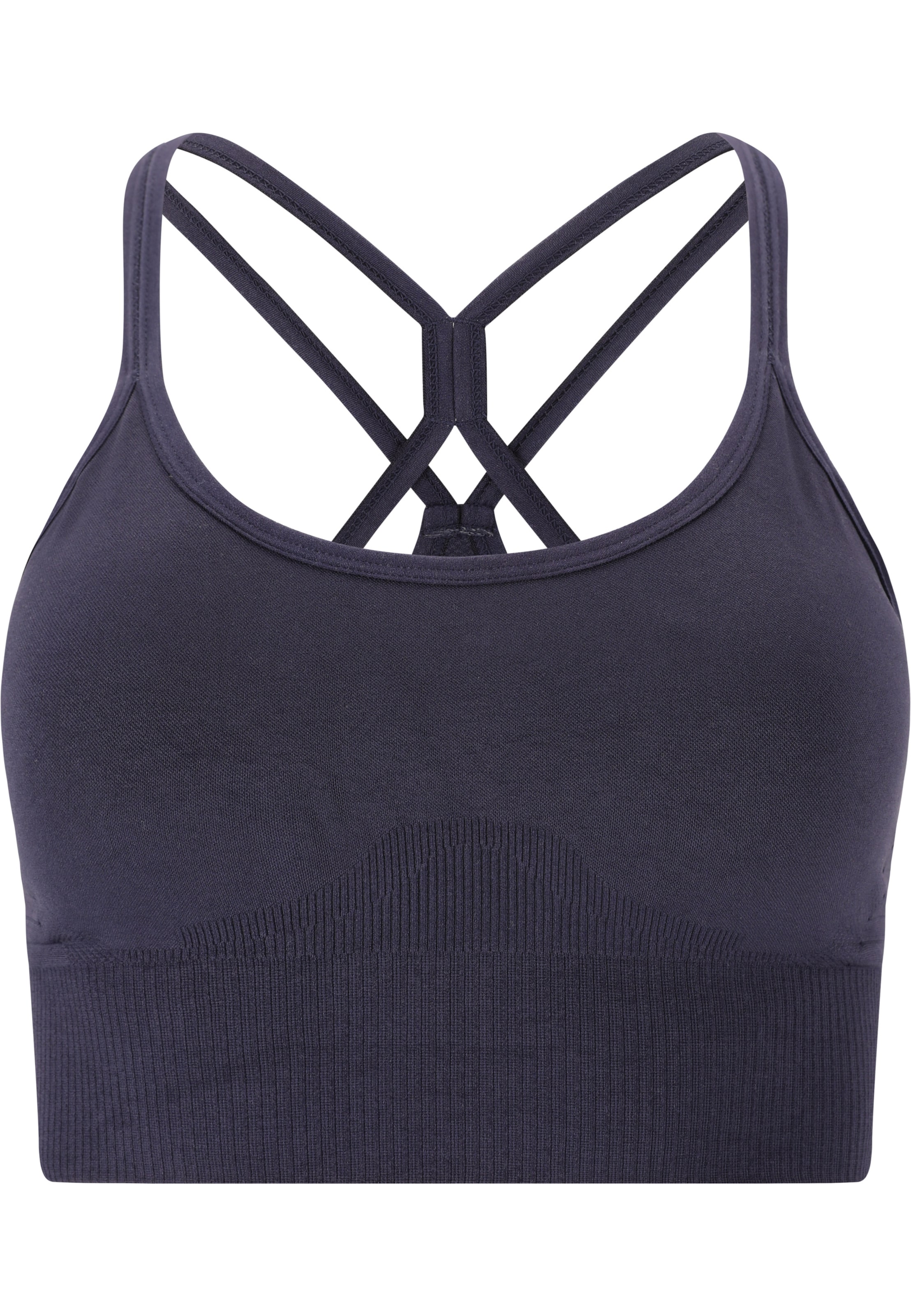 Athlecia Bustier Sport-BH 'Foan V2' in Blau: Vorderseite