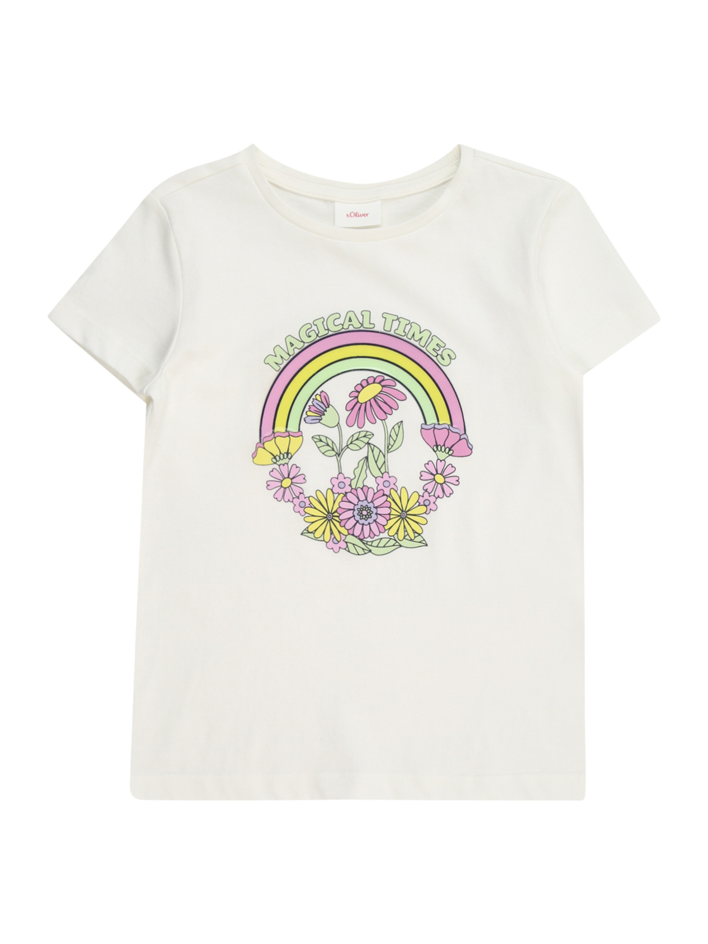 T-Shirt s.Oliver en beige : devant