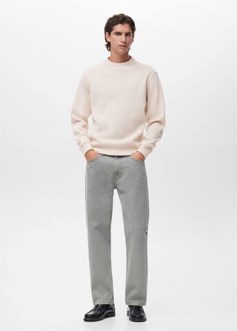 MANGO MAN Sweater 'Besalu' in Beige