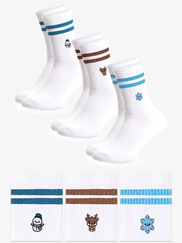 Occulto Sports socks 'Rudi' in White