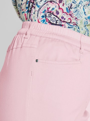 Regular Pantalon 'LOUISA' Goldner en rose
