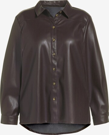 Ulla Popken Blouse in Brown: front