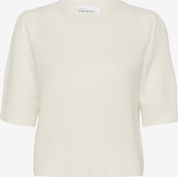 KAREN BY SIMONSEN Pullover i hvid: forside