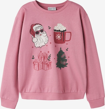 Felpa di NAME IT in rosa: frontale