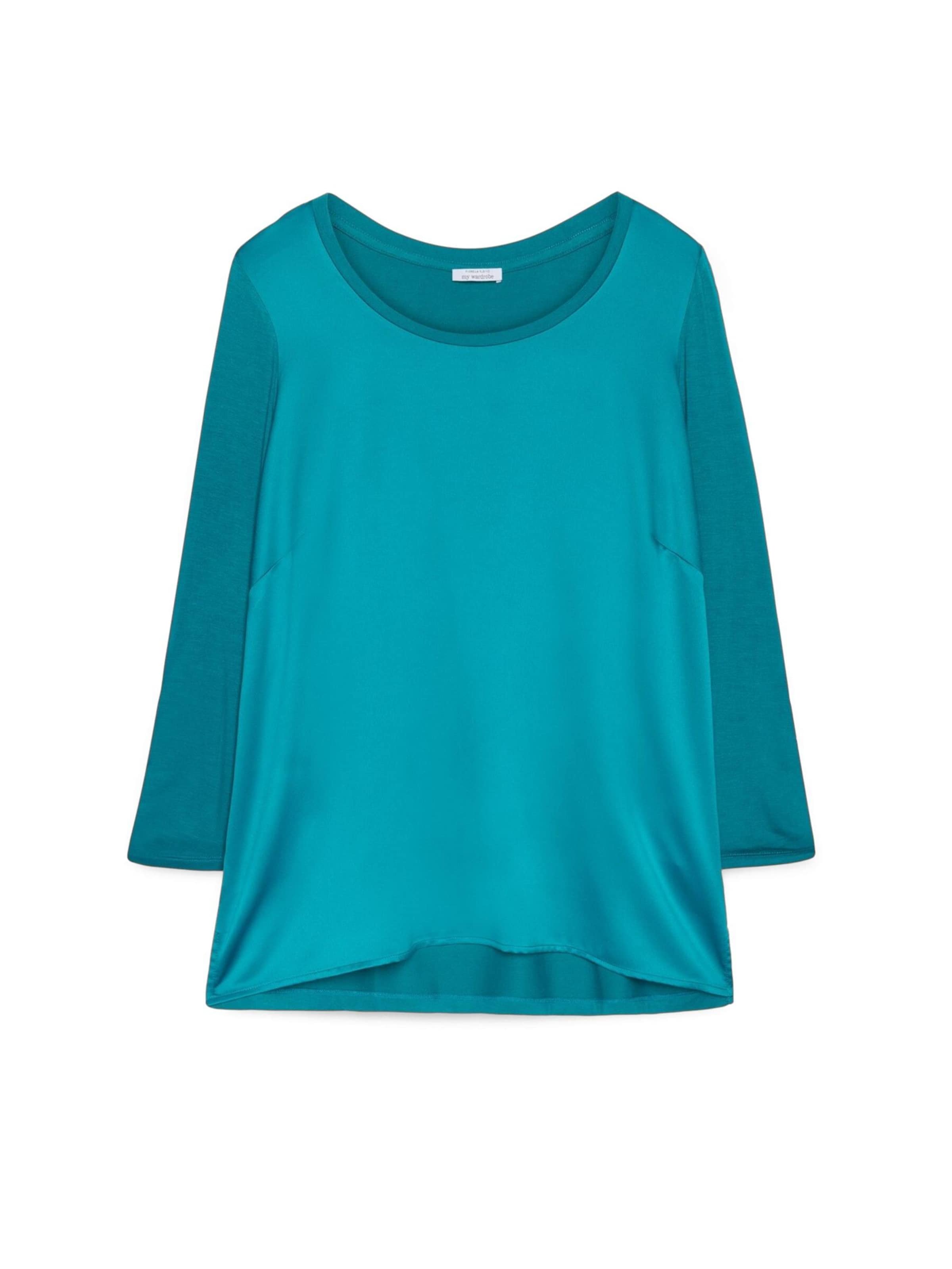 Fiorella Rubino Shirt in Blauw: voorkant