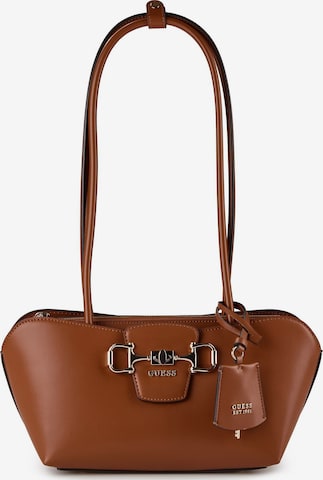 Borsa a spalla 'Janie' di GUESS in marrone: frontale