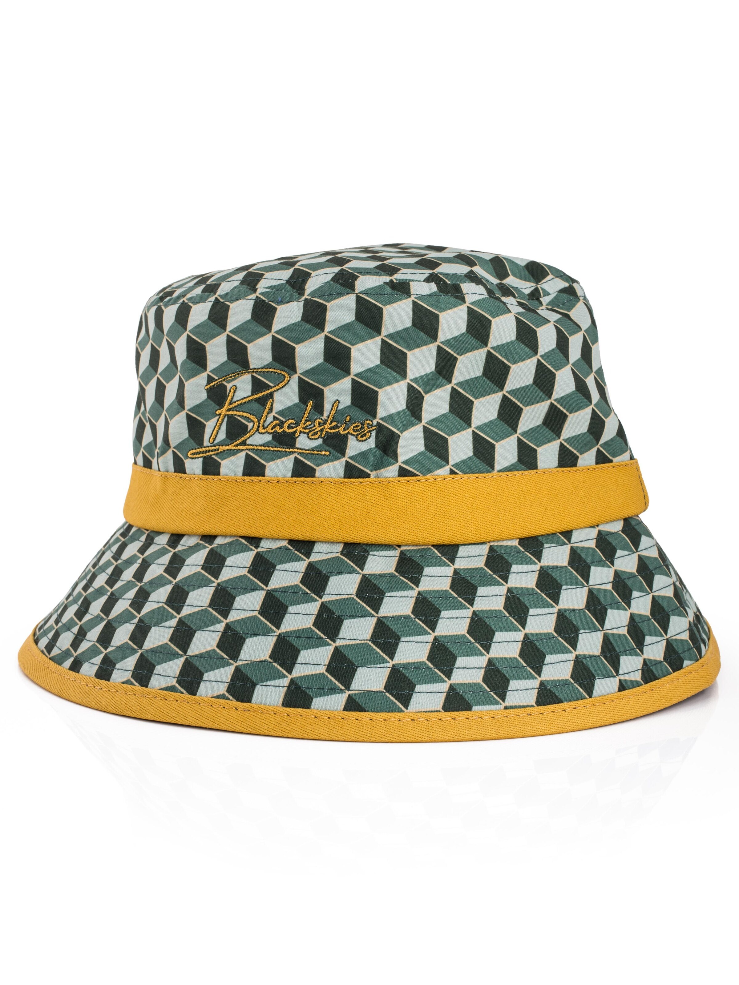 Blackskies Hat 'Tropical Flamingo Vol. II' in Yellow