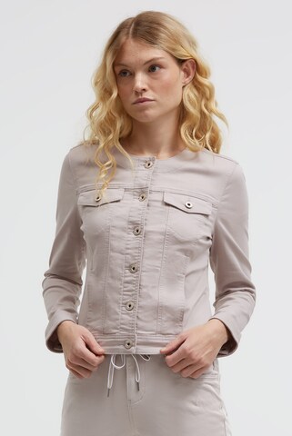 Soccx Between-Season Jacket in Beige: front