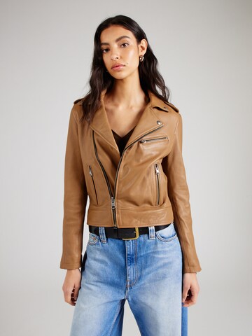 OAKWOOD Between-Season Jacket 'BOOGIE' in Brown: front