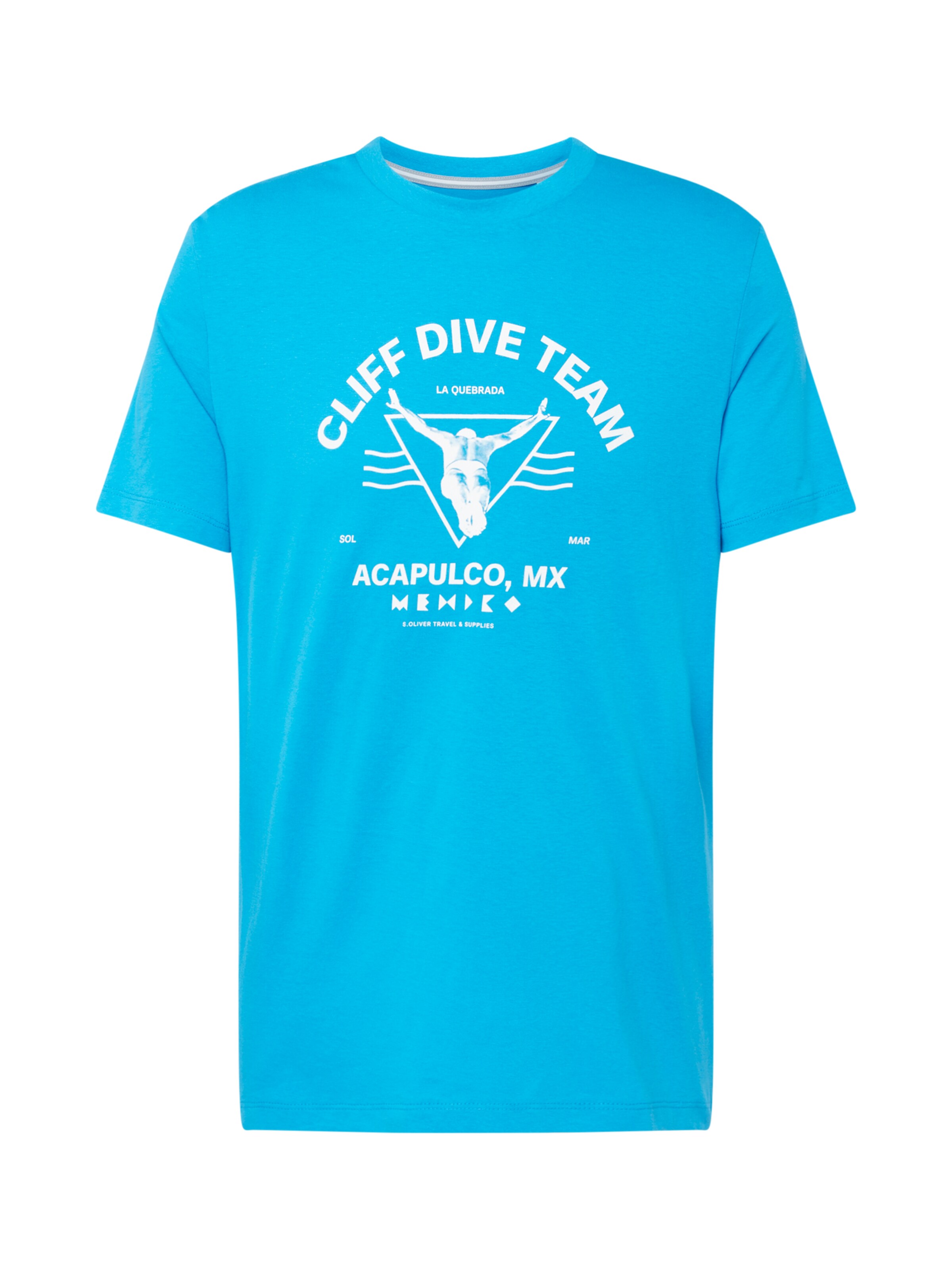 s.Oliver Μπλουζάκι σε μπλε: μπροστά