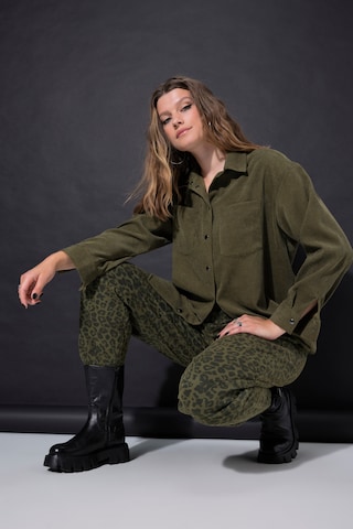 Studio Untold Wide leg Jeans in Groen