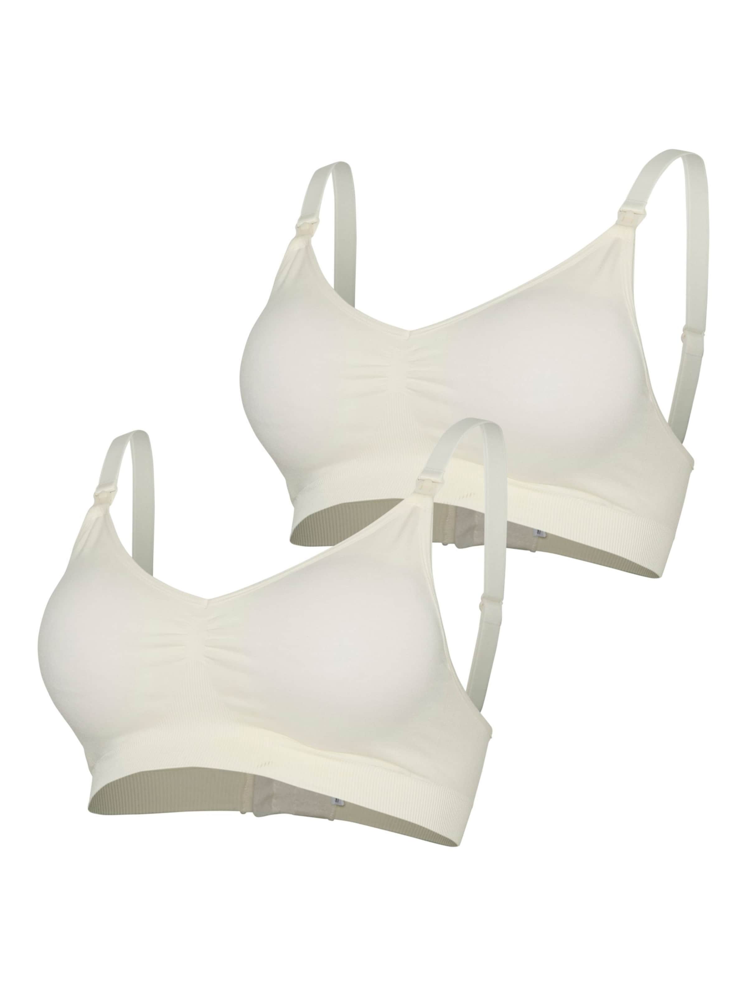 MAMALICIOUS Bustier BH 'ILJA' in Wit: voorkant