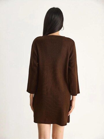 Abito in maglia di Bianco Lucci in marrone