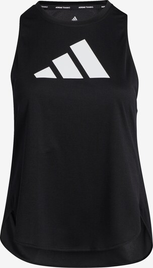 ADIDAS PERFORMANCE Sporttop in schwarz / weiß, Produktansicht