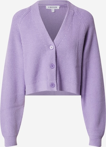 Cardigan 'Geena' EDITED en violet : devant