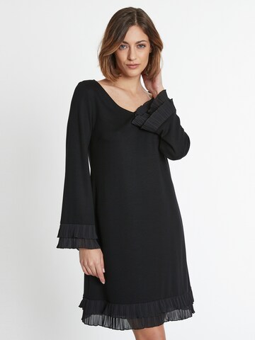 Ana Alcazar Kleid 'Sipora' in Schwarz: Vorderseite