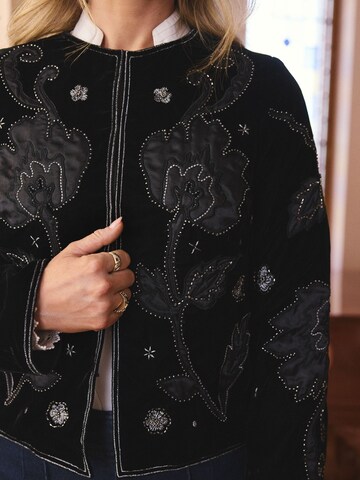 Giacca di mezza stagione di love & roses in nero