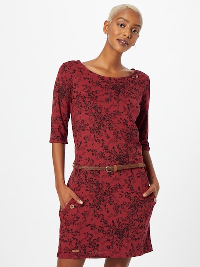Ragwear Šaty 'TANYA' - vínově červená / černá, Model/ka