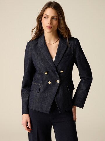 Blazer di oltre in blu: frontale