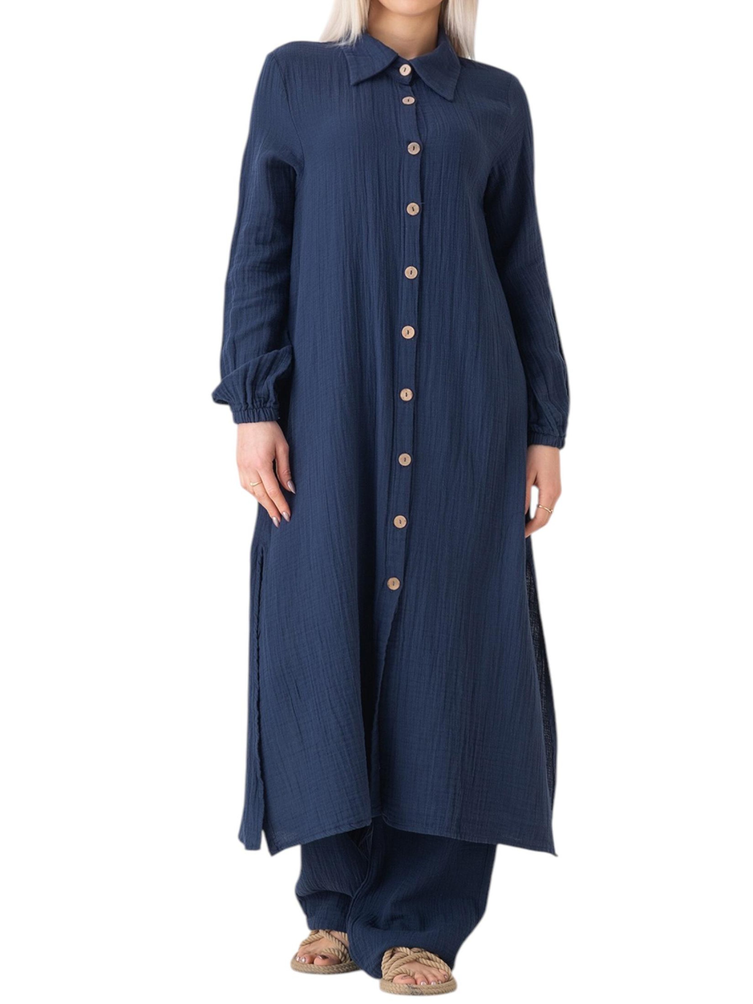 WENOR Blouse 'Nergis' in Blauw