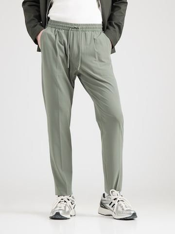 ANTONY MORATO Tapered Bandplooibroek in Groen: voorkant