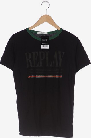 REPLAY T-Shirt XL in Schwarz: predná strana