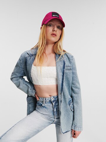 KARL LAGERFELD JEANS Jacke in Blau: Vorderseite