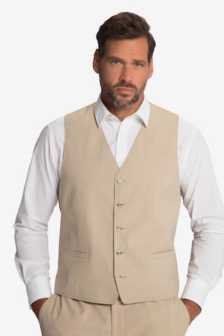 JP1880 Gilet in Beige: voorkant