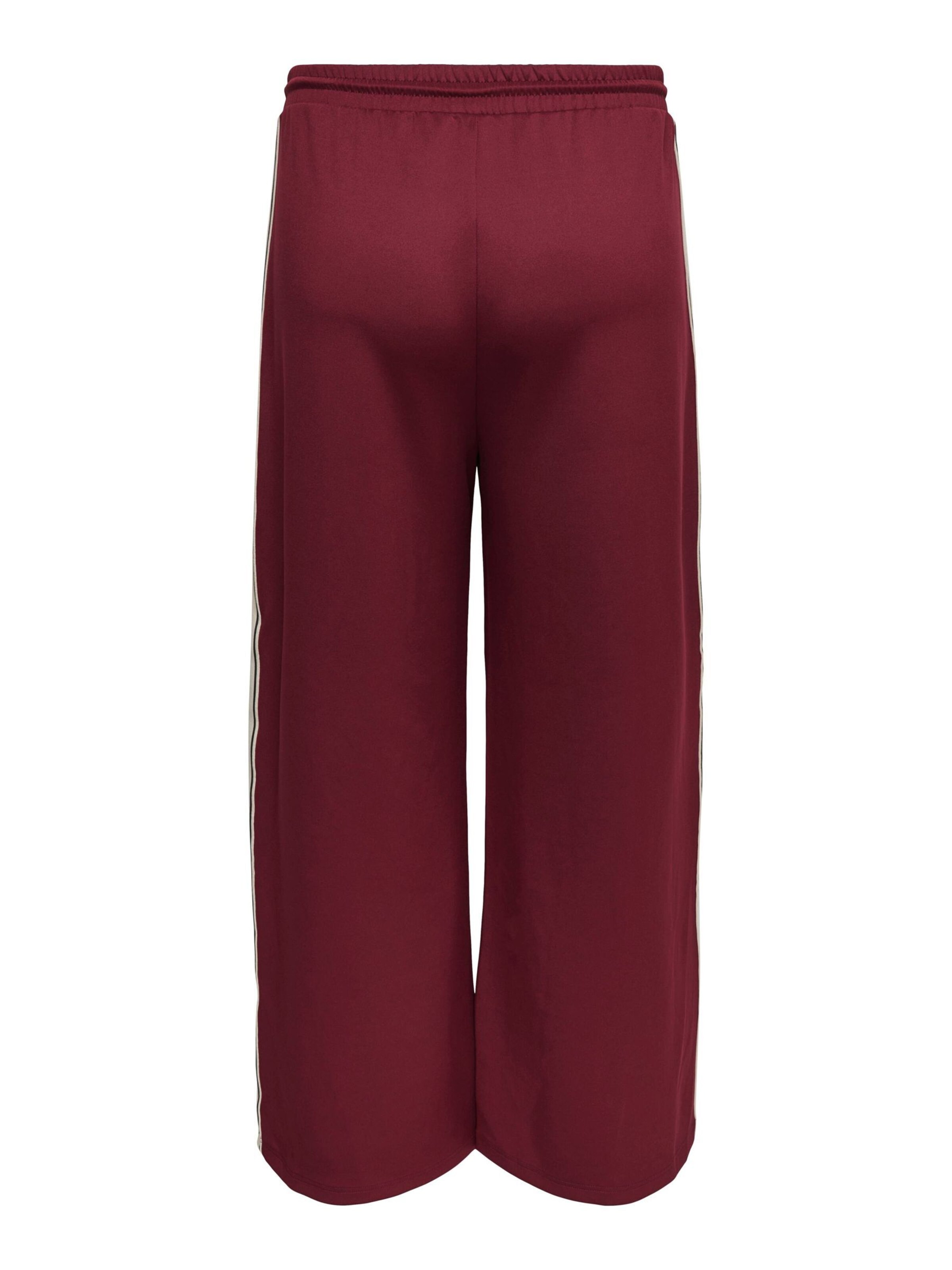 ONLY Carmakoma Wide leg Trousers 'CARAsta' in Red