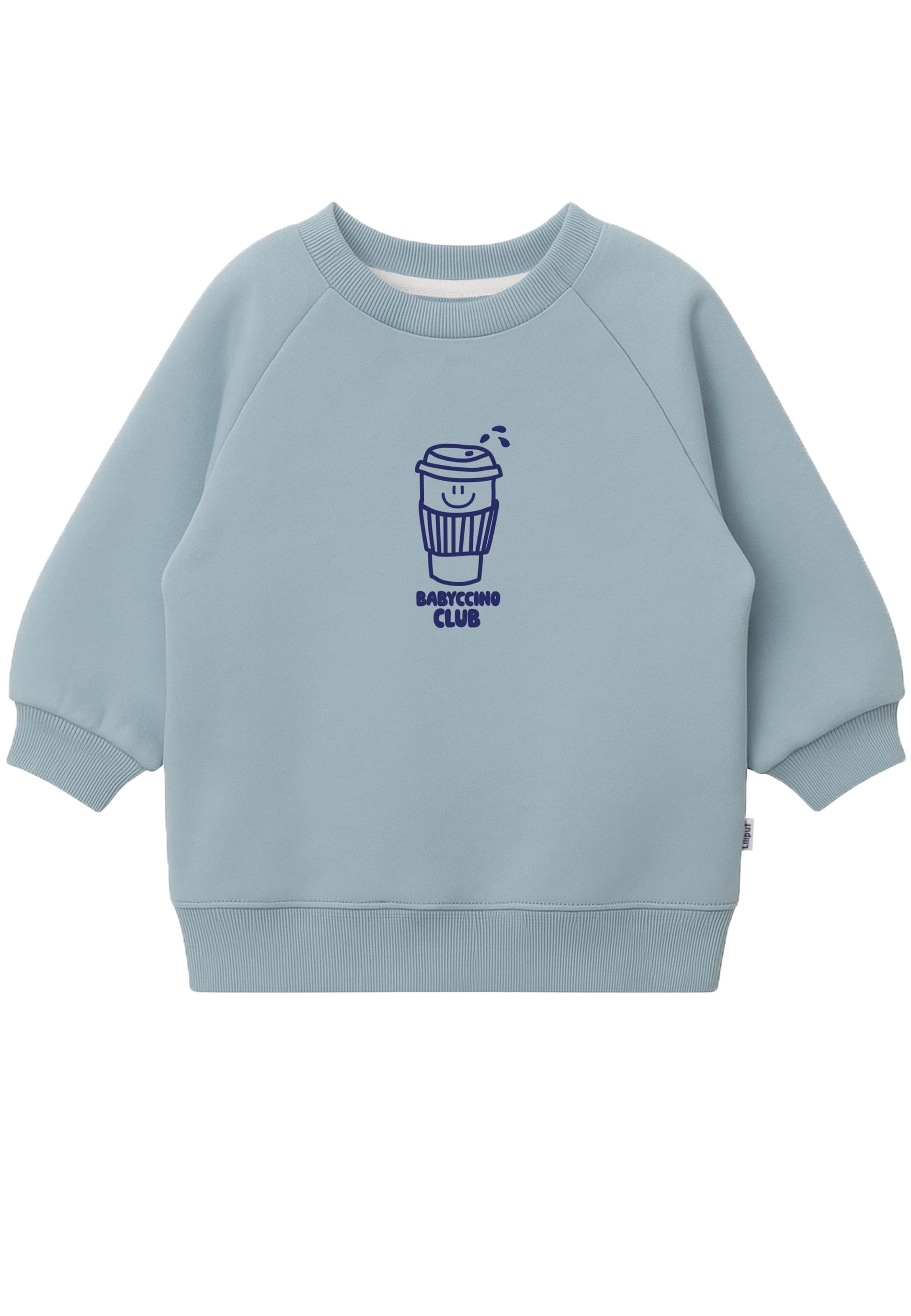 LILIPUT Sweatshirt 'Babyccino Club' in Blau: Vorderseite