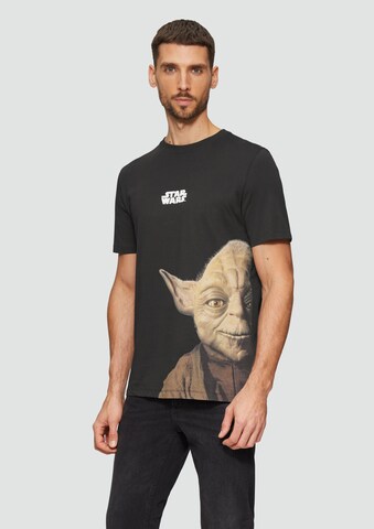 T-Shirt s.Oliver en noir : devant