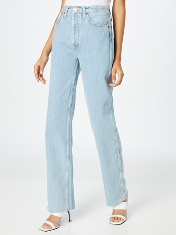 RE/DONE Bootcut Jeans '90S HIGH RISE LOOSE' in Blauw: voorkant