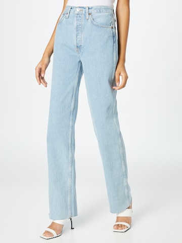 Bootcut Jean '90S HIGH RISE LOOSE' RE/DONE en bleu : devant