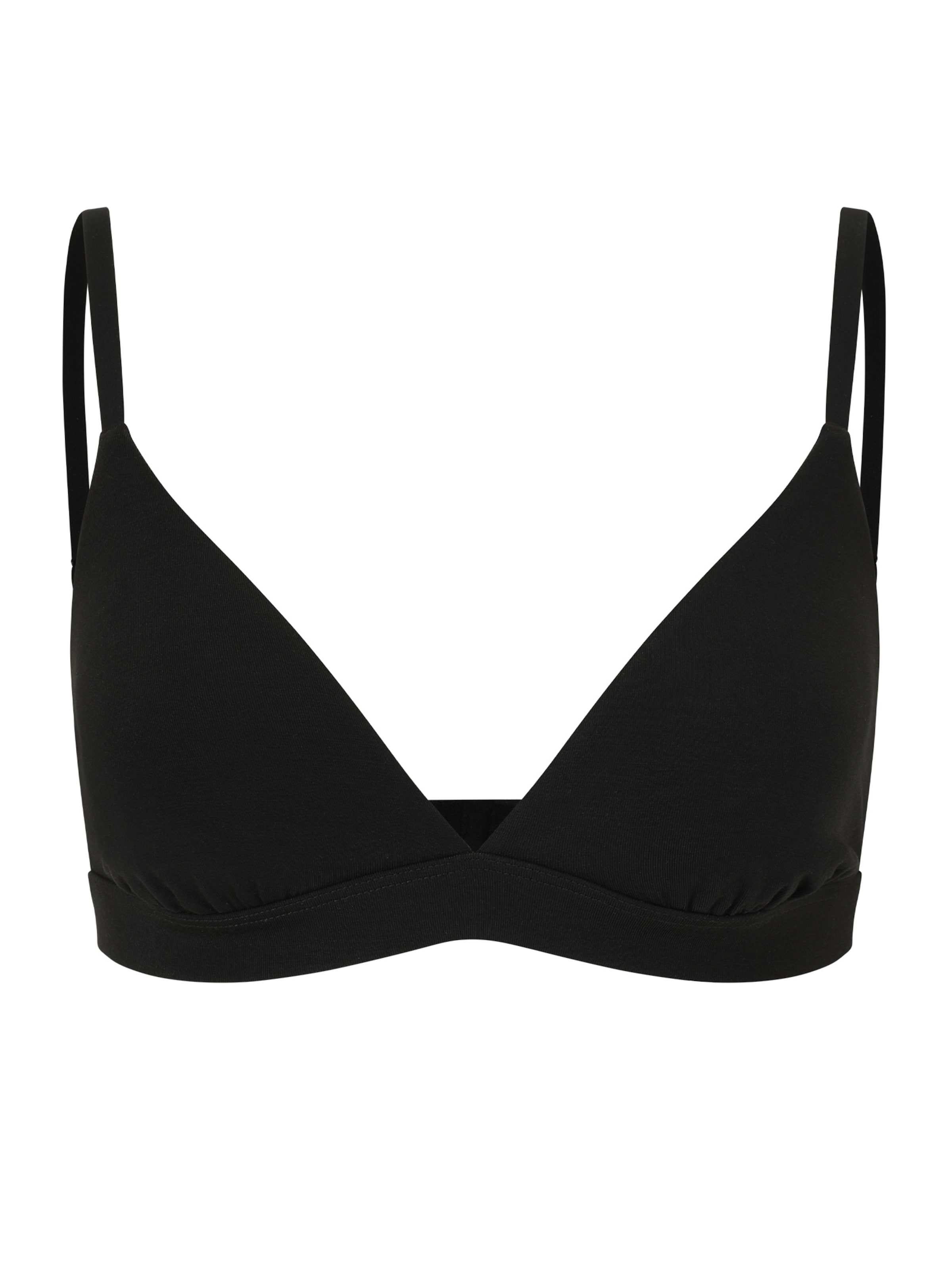Les Lunes Triangel BH 'RORYY' in Schwarz: Vorderseite