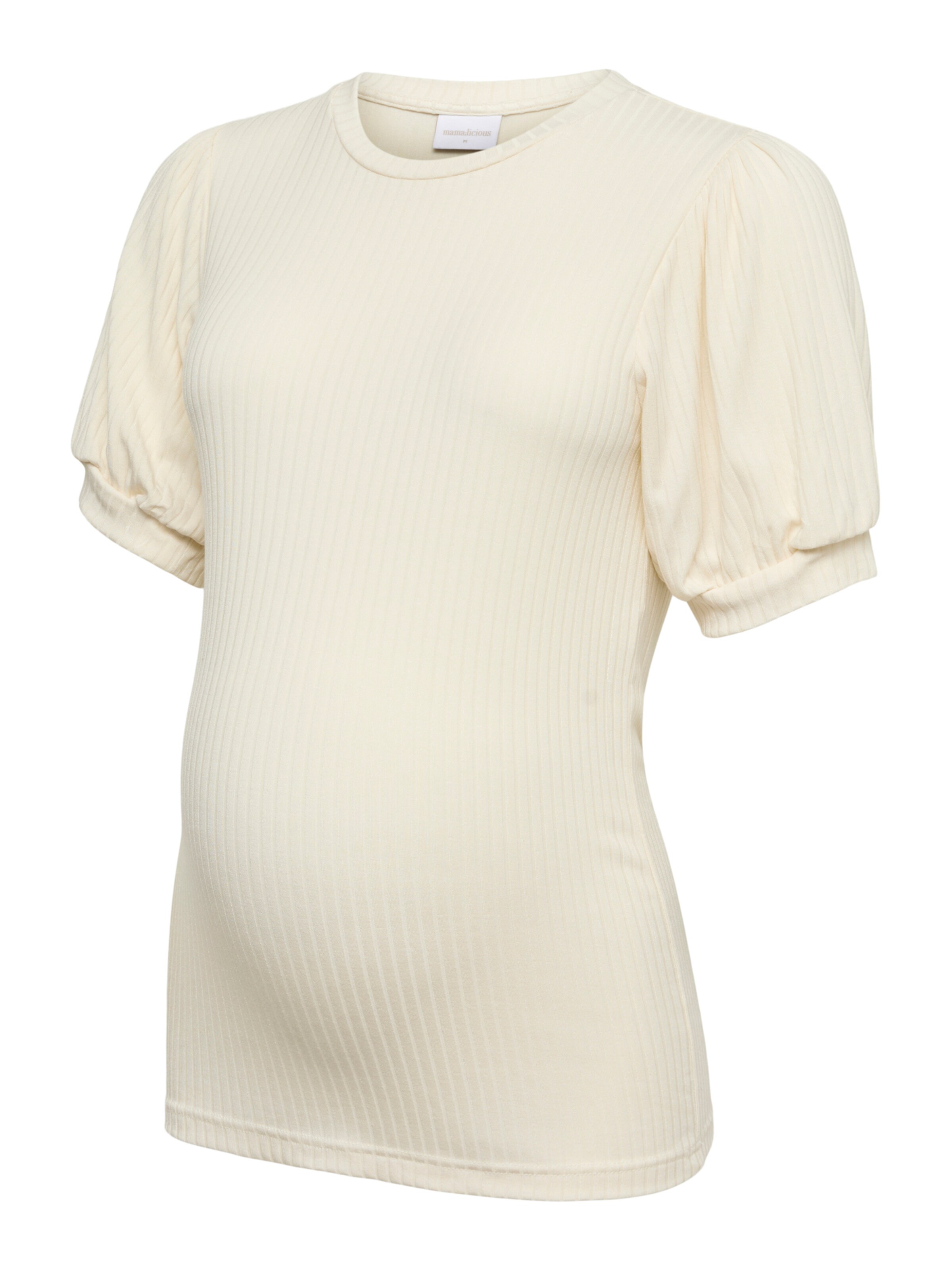 MAMALICIOUS Shirt in Beige: voorkant