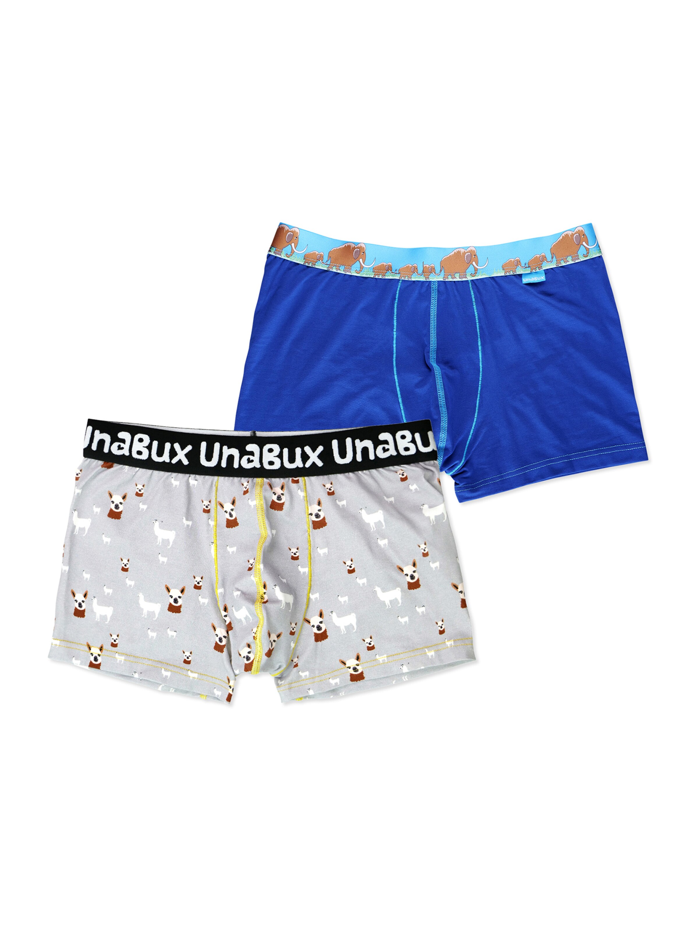 UNABUX Boxer shorts in Blue: front