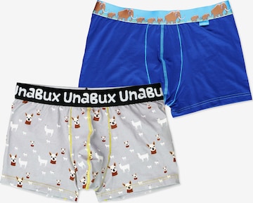UNABUX Boxershorts in Blau: Vorderseite